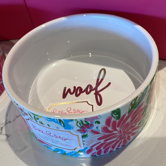 Lilly Pulitzer Dog Nwt Lilly Pulitzer Dog Bowls Set Of Two Poshmark